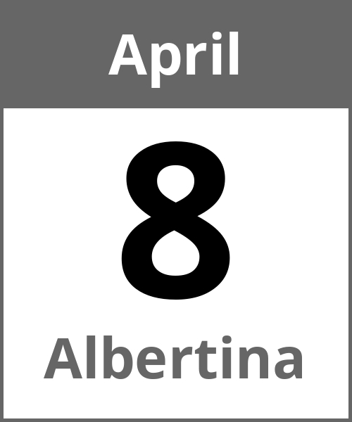 Feiertag Albertina April 8.4.