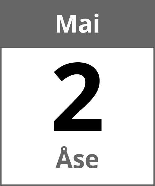 Feiertag Åse Mai 2.5.