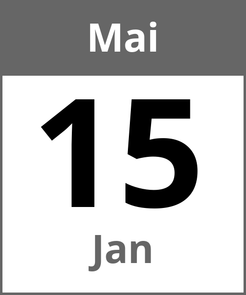 Feiertag Jan Mai 15.5.