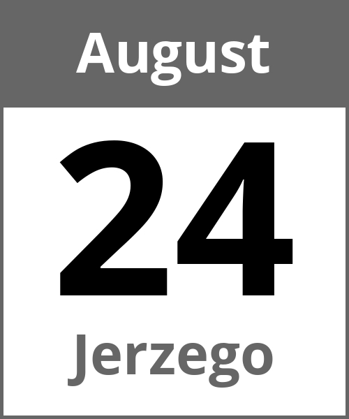 Feiertag Jerzego August 24.8.