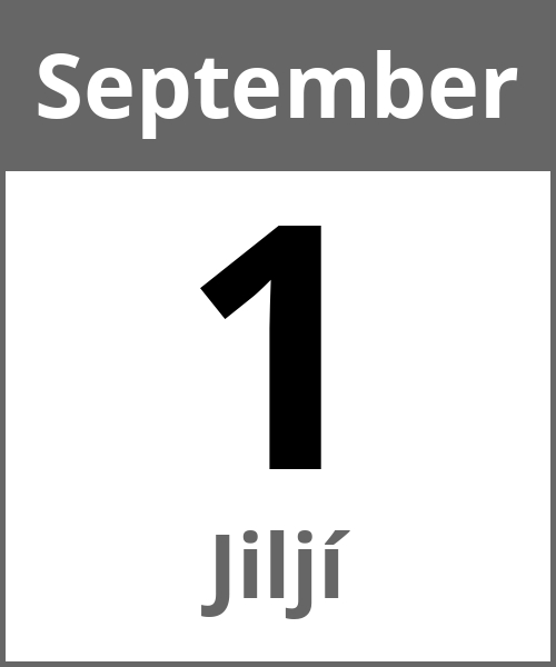 Feiertag Jiljí September 1.9.