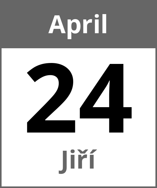 Feiertag Jiří April 24.4.