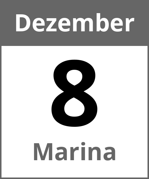 Feiertag Marina Dezember 8.12.