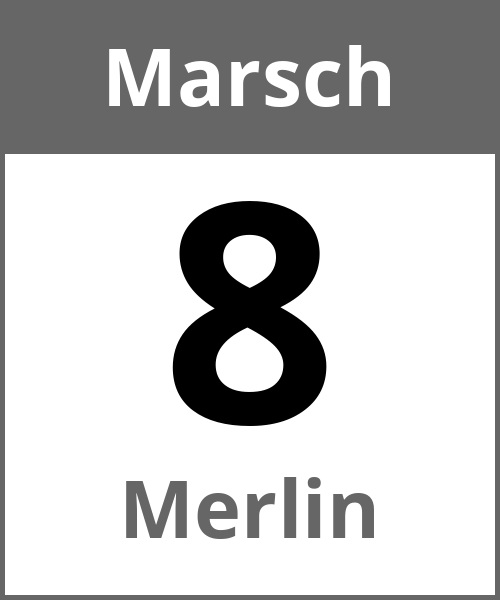 Feiertag Merlin Marsch 8.3.