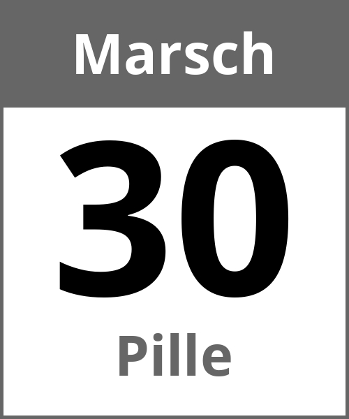 Feiertag Pille Marsch 30.3.