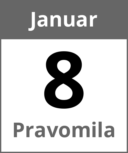 Feiertag Pravomila Januar 8.1.