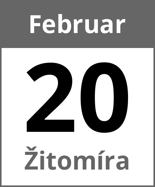 Feiertag Žitomíra Februar 20.2.