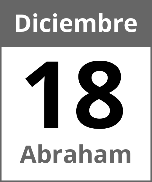 Fiesta Abraham Diciembre 18.12.