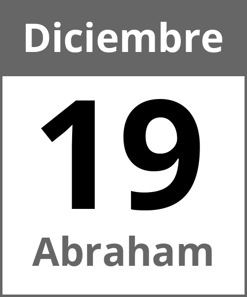 Fiesta Abraham Diciembre 19.12.