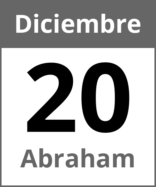 Fiesta Abraham Diciembre 20.12.