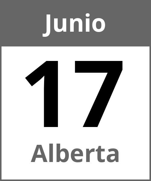 Fiesta Alberta Junio 17.6.