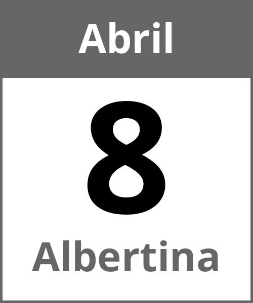 Fiesta Albertina Abril 8.4.