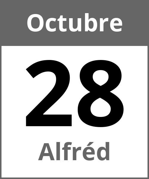 Fiesta Alfréd Octubre 28.10.