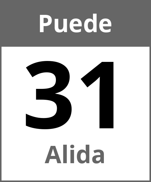 Fiesta Alida Puede 31.5.