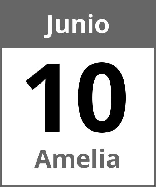 Fiesta Amelia Junio 10.6.