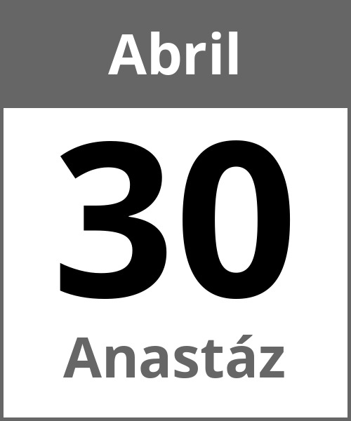 Fiesta Anastáz Abril 30.4.