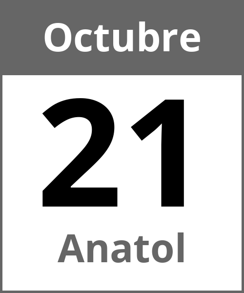 Fiesta Anatol Octubre 21.10.