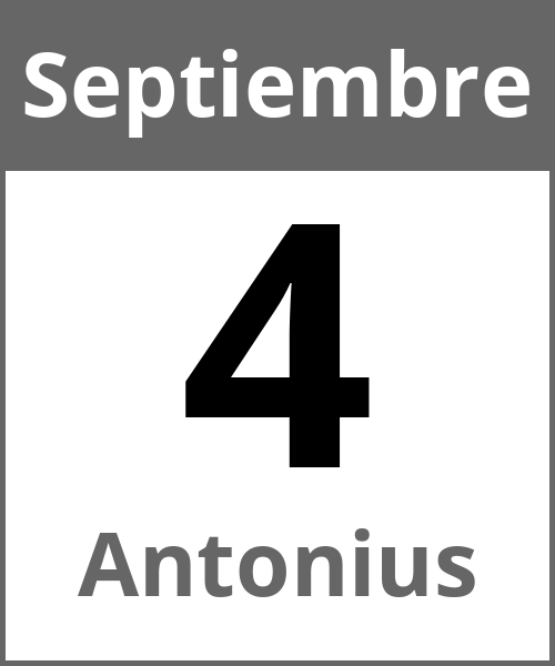 Fiesta Antonius Septiembre 4.9.