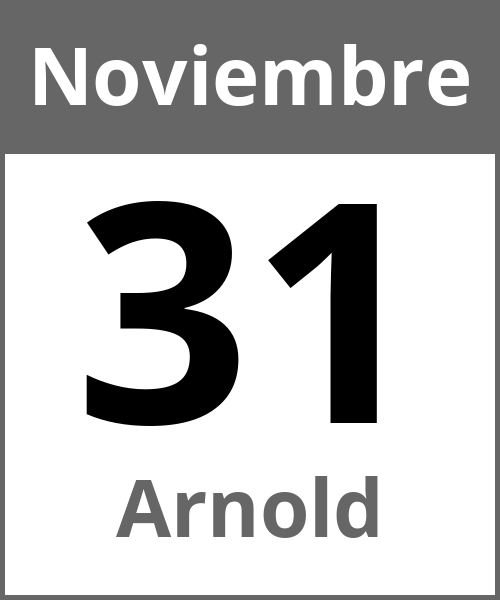 Fiesta Arnold Noviembre 31.11.