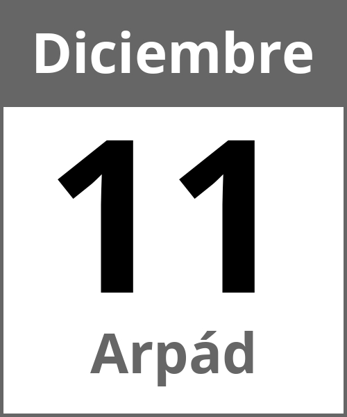 Fiesta Arpád Diciembre 11.12.