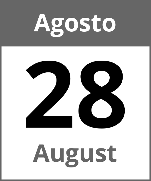 Fiesta August Agosto 28.8.