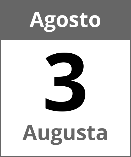 Fiesta Augusta Agosto 3.8.