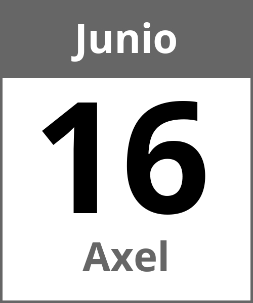 Fiesta Axel Junio 16.6.