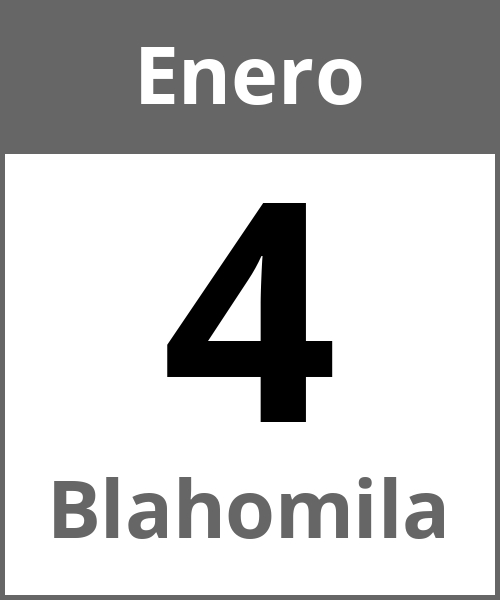 Fiesta Blahomila Enero 4.1.