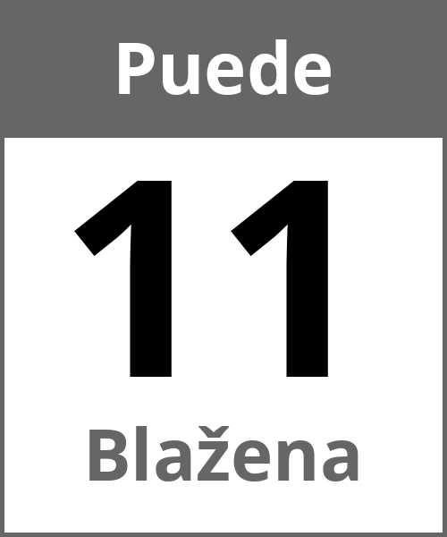 Fiesta Blažena Puede 11.5.