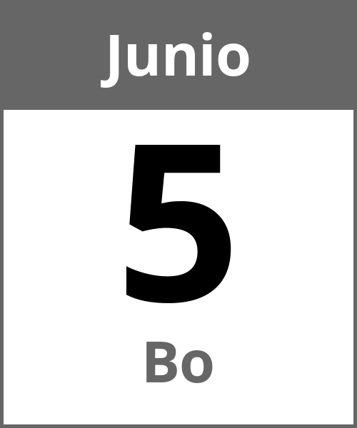 Fiesta Bo Junio 5.6.