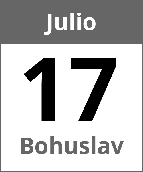 Fiesta Bohuslav Julio 17.7.