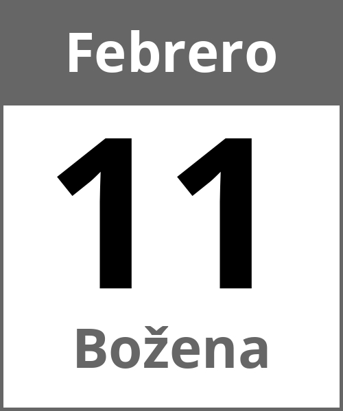 Fiesta Božena Febrero 11.2.