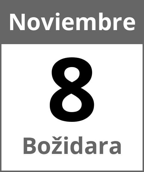 Fiesta Božidara Noviembre 8.11.