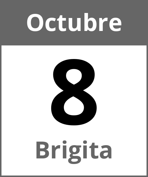 Fiesta Brigita Octubre 8.10.