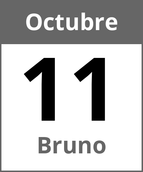 Fiesta Bruno Octubre 11.10.