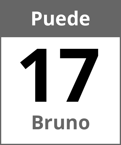 Fiesta Bruno Puede 17.5.