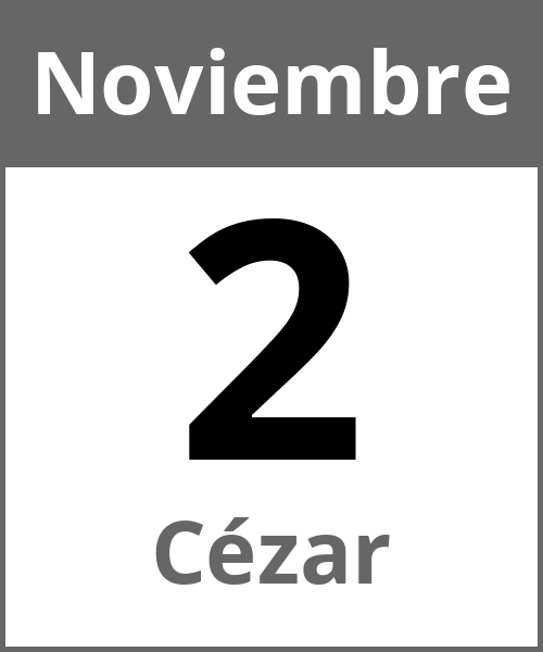 Fiesta Cézar Noviembre 2.11.