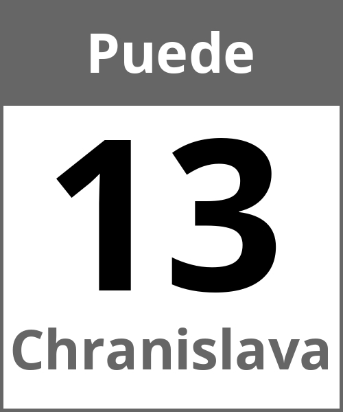 Fiesta Chranislava Puede 13.5.