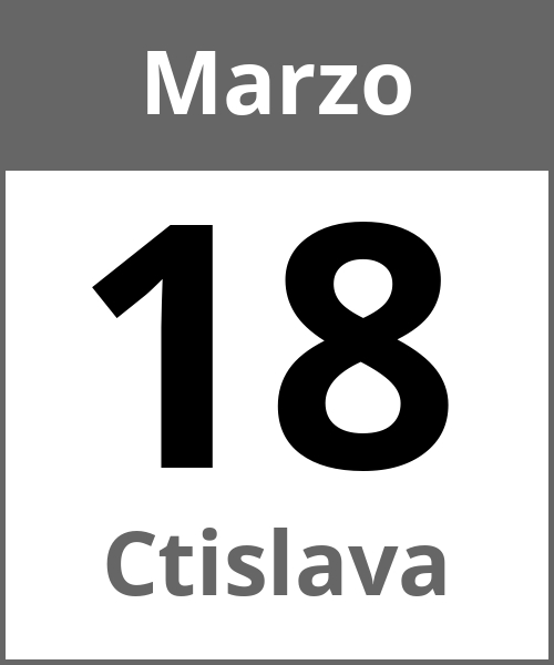 Fiesta Ctislava Marzo 18.3.