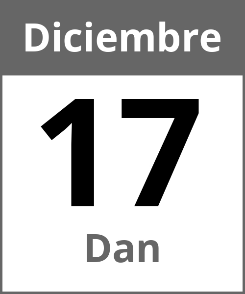 Fiesta Dan Diciembre 17.12.