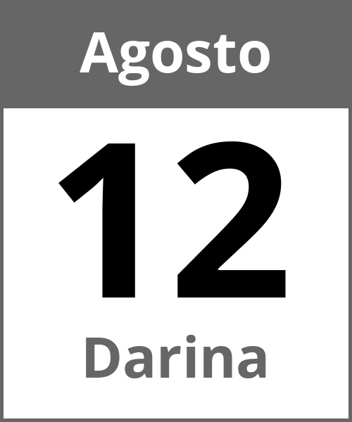 Fiesta Darina Agosto 12.8.