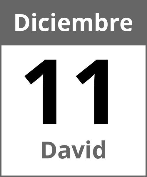 Fiesta David Diciembre 11.12.