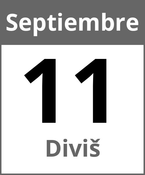 Fiesta Diviš Septiembre 11.9.