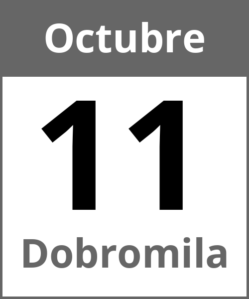 Fiesta Dobromila Octubre 11.10.