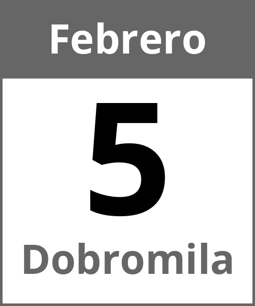 Fiesta Dobromila Febrero 5.2.