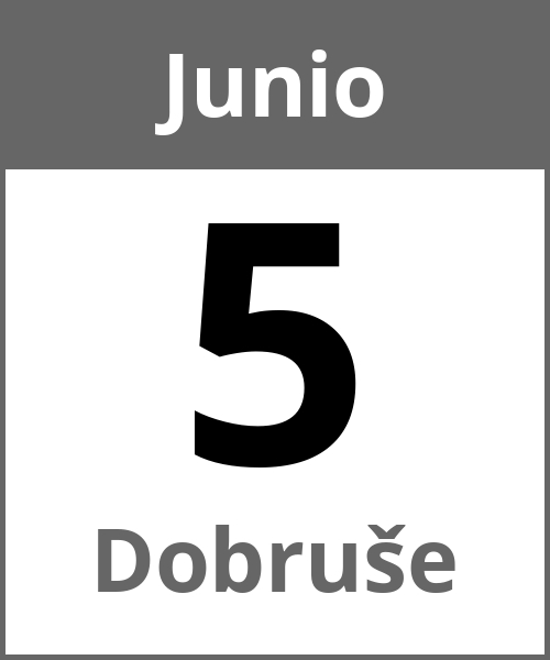 Fiesta Dobruše Junio 5.6.