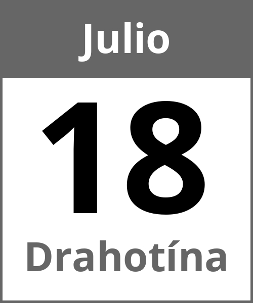 Fiesta Drahotína Julio 18.7.