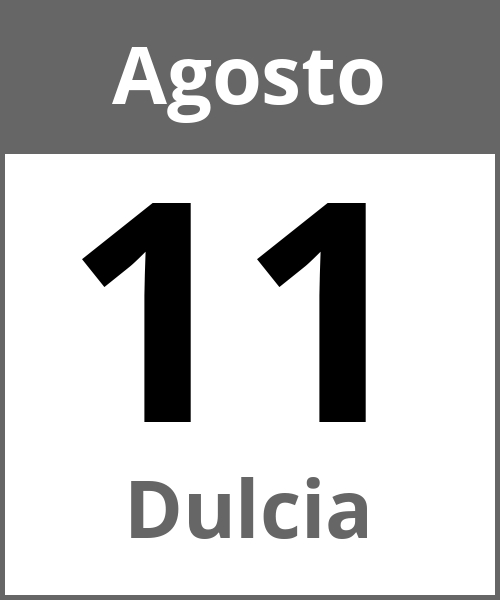 Fiesta Dulcia Agosto 11.8.