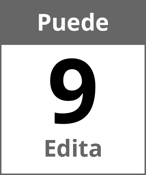 Fiesta Edita Puede 9.5.