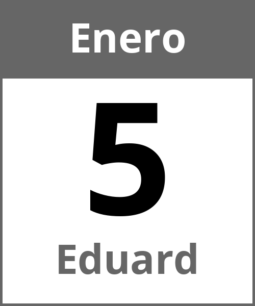 Fiesta Eduard Enero 5.1.